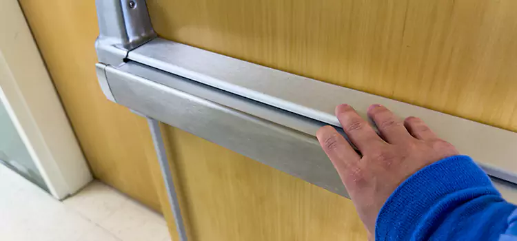 Installing a Push Bar on a Door Weirton